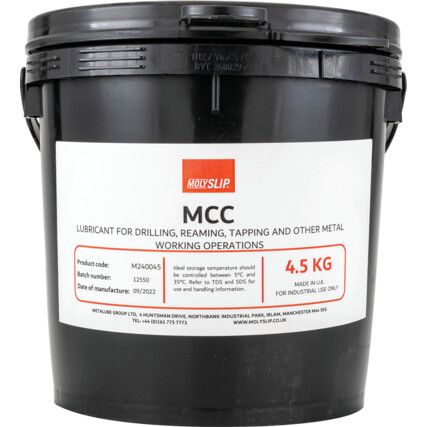 MCC, Metal Cutting Compound, Tin, 4.5kg