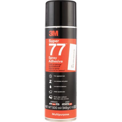 77 Spray Multi-Purpose Adhesive 500ml