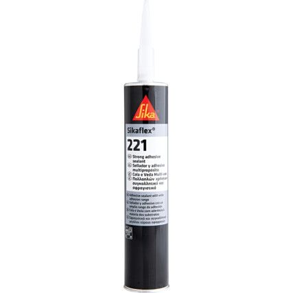 Sikaflex® 221 Adhesive Sealant, Black , 300ml