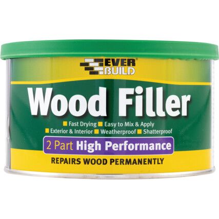 2-PART WOOD FILLER LIGHT STAINABLE 500gm