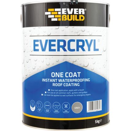 Evercryl® One Coat, Compound, Grey, Tin, 5kg