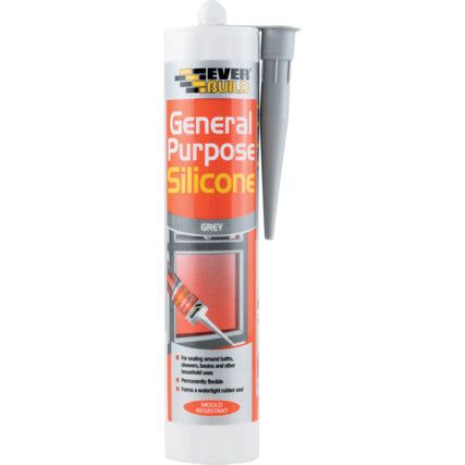 General Purpose Grey Silicone Sealant - 280ml