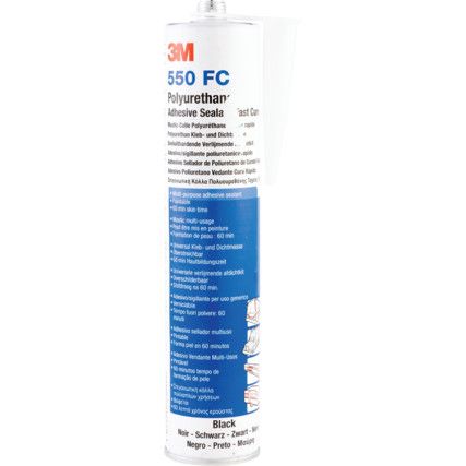 550FC Polyurethane Black Adhesive Sealant - 310ml