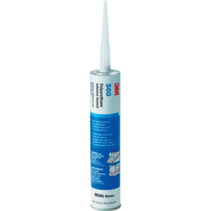 560 Polyurethane White Adhesive Sealant - 310ml Cartridge
