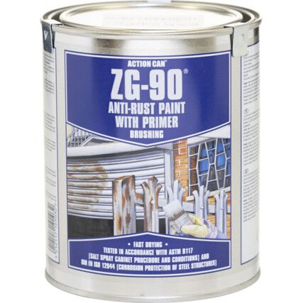 ZG90 Brushing High Zinc Content Paint Silver 900ml