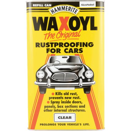 Waxoyl Clear Refill Can 5ltr