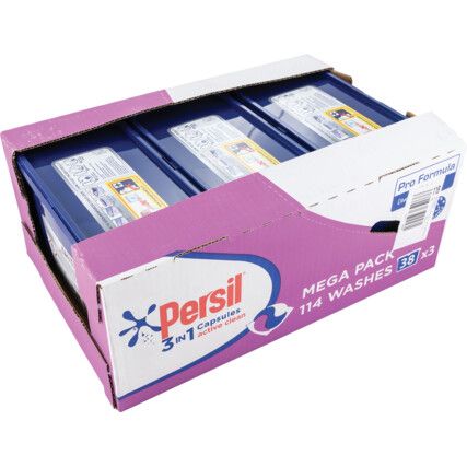 PERSIL ACTIVE CLEAN CAPSULES 114 WASHES (3 BAGS x 38)