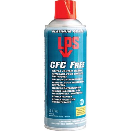 CFC Free, Contact Cleaner, Solvent Based, Aerosol, 465ml