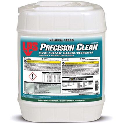 Precision Clean, Multi-Purpose Cleaner & Degreaser, Water Based, Bottle, 20ltr