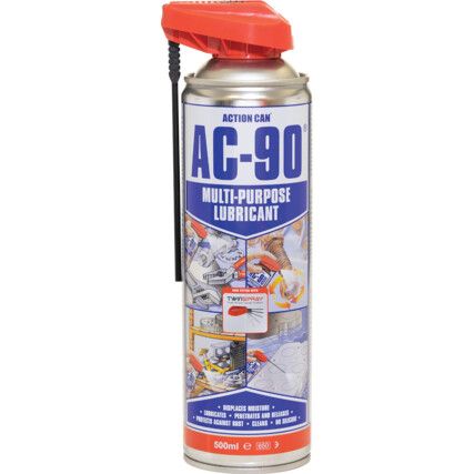AC-90®, Multi-Purpose Lubricant, Aerosol, 500ml
