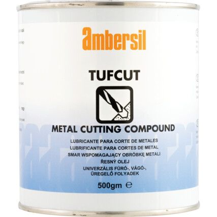 Tufcut, Metal Cutting Lubricant, Tin, 500g, Compound