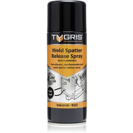 Weld Spatter Release Spray, Aerosol, 400ml