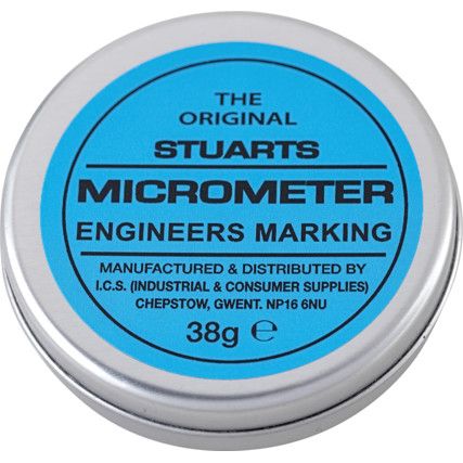 Micrometer Engineers Marking Paste, Blue, Tin, 38g