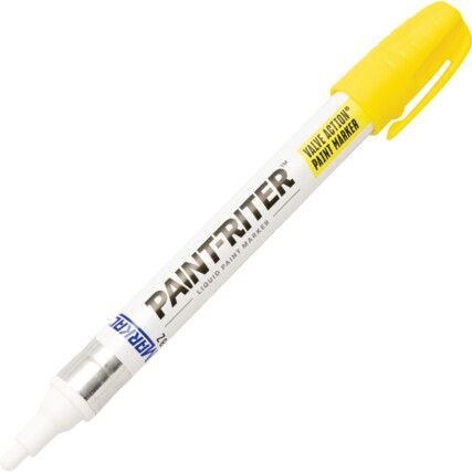 Valve Action, Paint Marker, Medium Bullet, Yellow