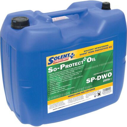 So-Protect, Dewatering Oil, Bottle, 20ltr