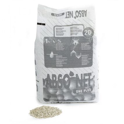 Absorbent Granules, Clay, Maintenance Applications, 10L Absorbent Capacity, 20L Bag