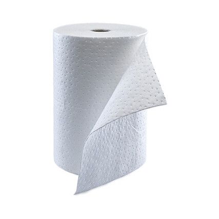 Oil Absorbent Roll, 65L Roll Absorbent Capacity, 30cm x 43m, Single Roll