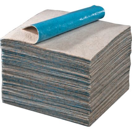 Maintenance Absorbent Pads, 0.7L Per Pad Absorbent Capacity, 50 x 40cm, Pack of 100