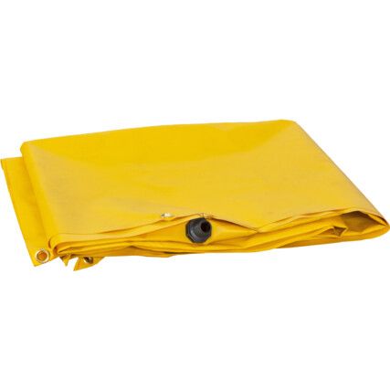 Leak Diverter Tarp, Yellow, 100 x 100cm