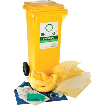 Maintenance Spill Kit, 10L Absorbent Capacity Per Kit, Bag