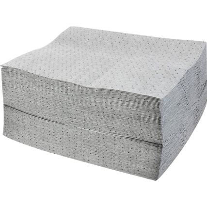 Maintenance Absorbent Pads, 80L Per Pack Absorbent Capacity, 51 x 38cm, Pack of 100