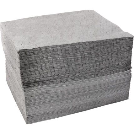 Maintenance Absorbent Pads, 100L Per Pack Absorbent Capacity, 50 x 40cm, Pack of 200