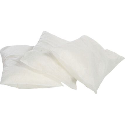 Oil Absorbent Pillow, 64L Absorbent Capacity Per Pack, 380 x 230mm, Pack of 16