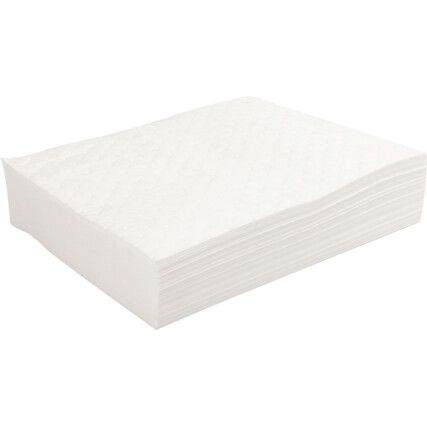 Oil Absorbent Pads, 40L Per Pack Absorbent Capacity, 50 x 40cm, Pack of 50