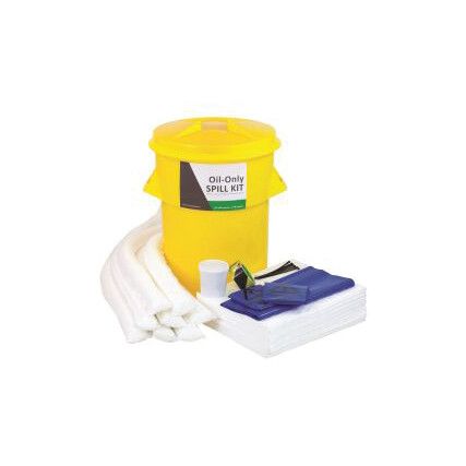 Oil Spill Kit, 10L Absorbent Capacity Per Kit, Bag