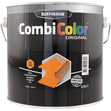 7354 CombiColor® Signal Orange Metal Paint - 2.5ltr