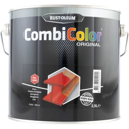 7365 CombiColor® Bright Red Metal Paint - 2.5ltr