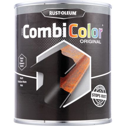 7378  CombiColor® Flat Black Metal Paint - 750ml