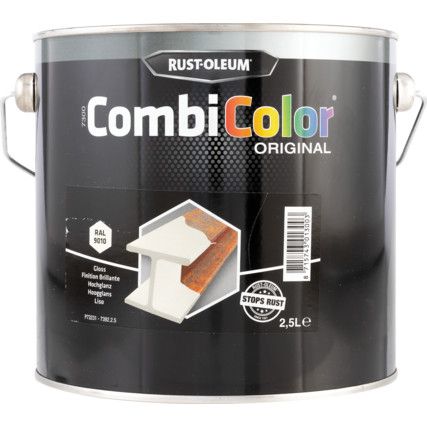 7392 CombiColor® White Metal Paint - 2.5ltr
