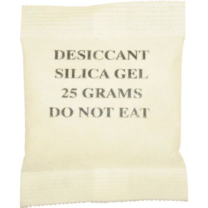 Silica Gel Sachets - (Pack of 100) - 25gm