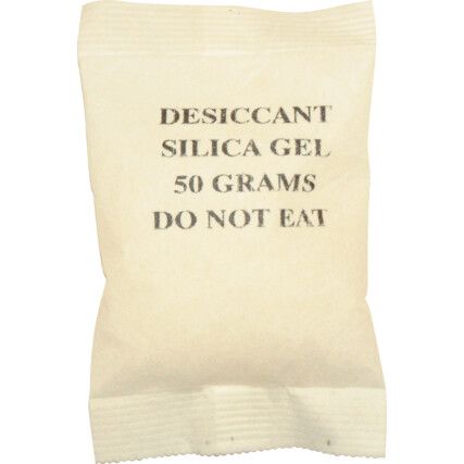 Silica Gel Sachets - (Pack of 100) - 50gm