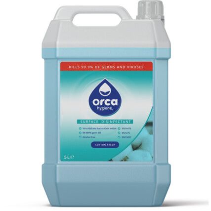 Water Based Surface Disinfectant, Cotton Fresh, 5ltr
