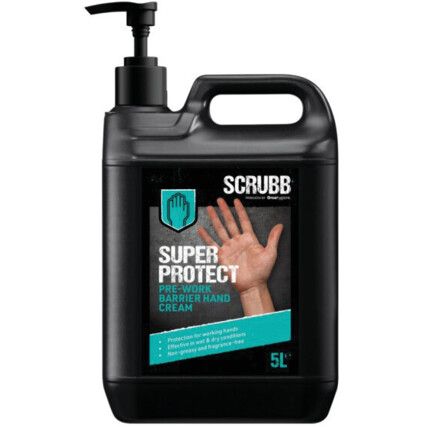 SUPER PROTECT BARRIER CREAM 5L JERRY CAN WITH PUMP TOP