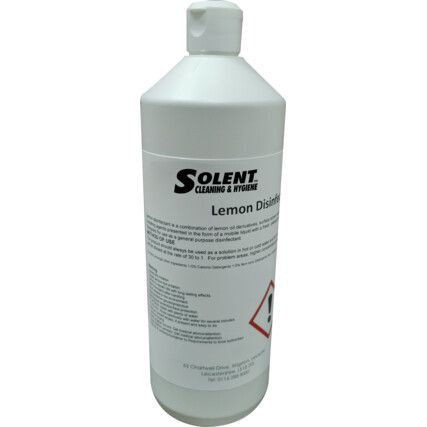 General Purpose QAP30 Lemon Disinfectant, 1 Ltr