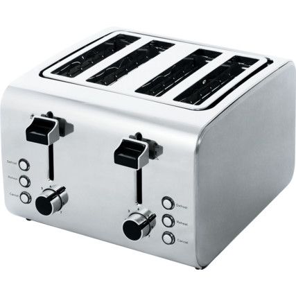 IG3204 4 Slice Stainless Steel Toaster