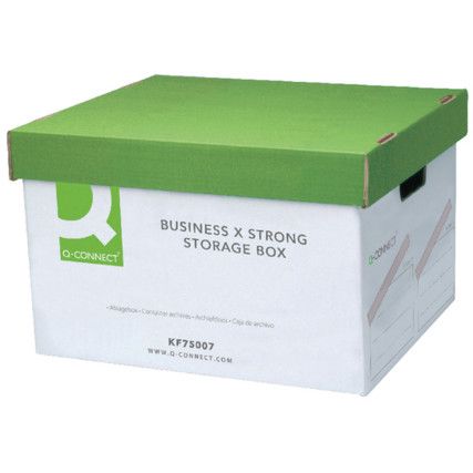 Extra Strong Business Storage Box KF75007 Green/White