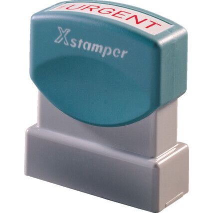 X-STAMPER WORD STAMP CHECKED RED