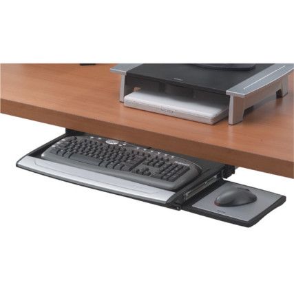 8031201 Office Suites Deluxe Keyboard Drawer Black/Silver