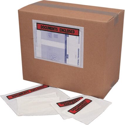 A7 Documents Enclosing Packing List Envelopes - (Pack of 1000)