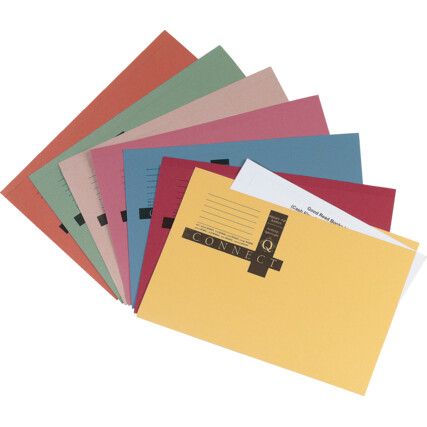 Square Cut Folders Red Pack of 100