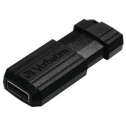 49064 Pinstripe USB Drive 32GB Black