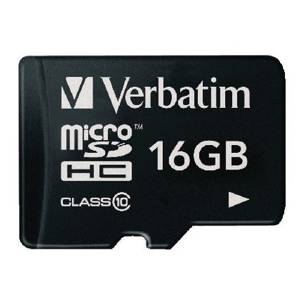 44082 Micro SDHC Memory Card 16GB and Adaptor