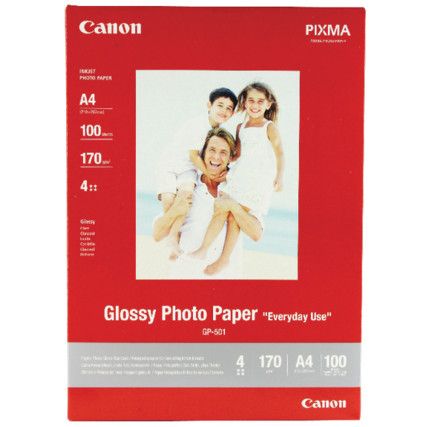 Photo Paper A4 Gloss Pack of 100 0775B001