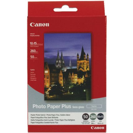 Photo Paper Plus 4" x 6" Pack of 50 1686B015 SG-201