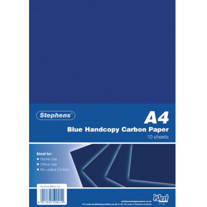 Carbon Paper Hand Blue Pack of 100