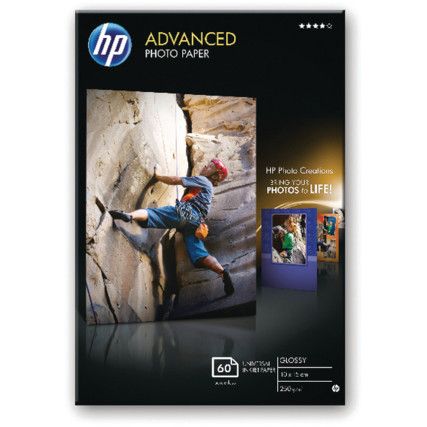 Advanced Photo Paper Glossy 10x15cm Borderless Pack of 25 Q8691A